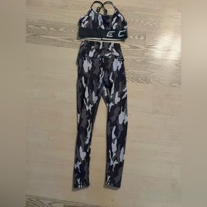 Echt scrunch grey camo set